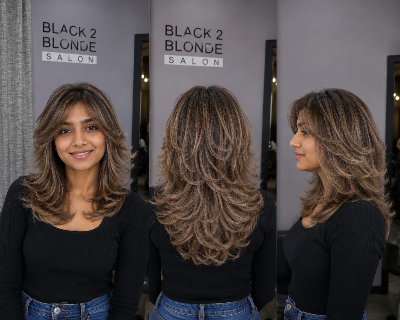 Balayage in Bikaner at Black 2 Blonde Salon Bikaner