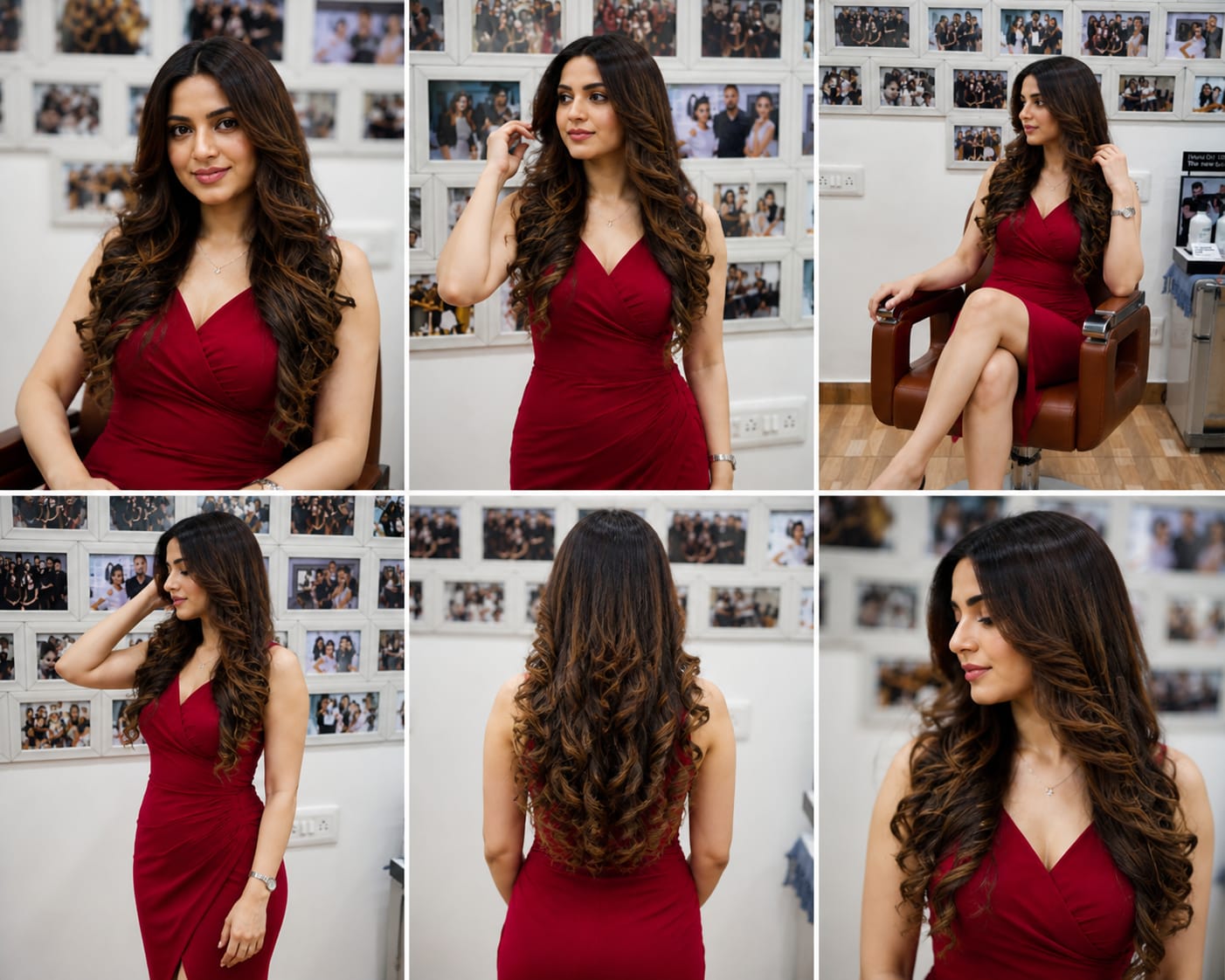 Hair styling look 1